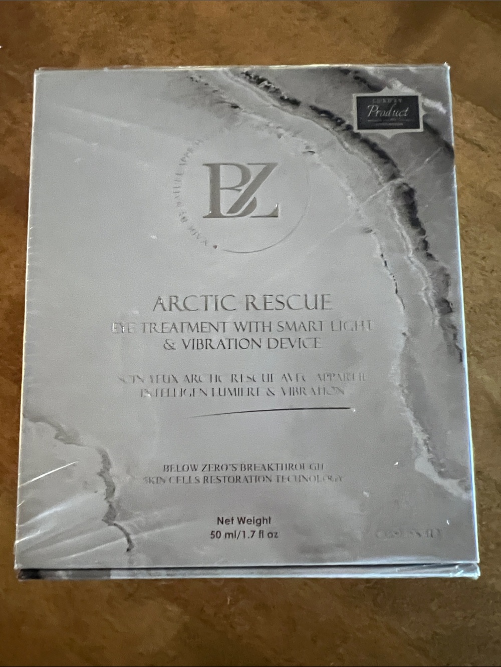 Arctic Rescue Eye Treatment with Smart Light & Vibration Device - Silver